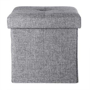 Foldable Fabric Storage Stool Multifunctional